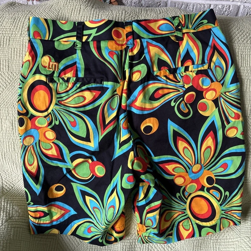 Loudmouth Golf Shorts Mens 32 Psychedelic Floral 11